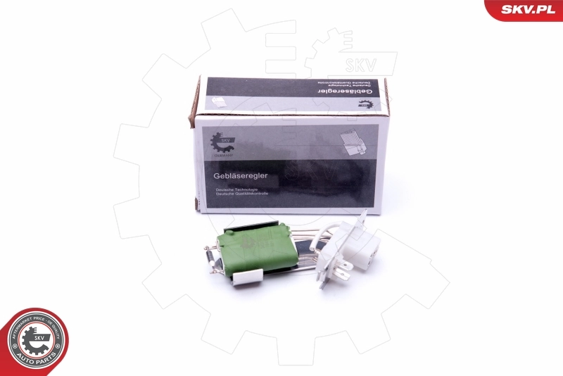 Resistor, interior blower